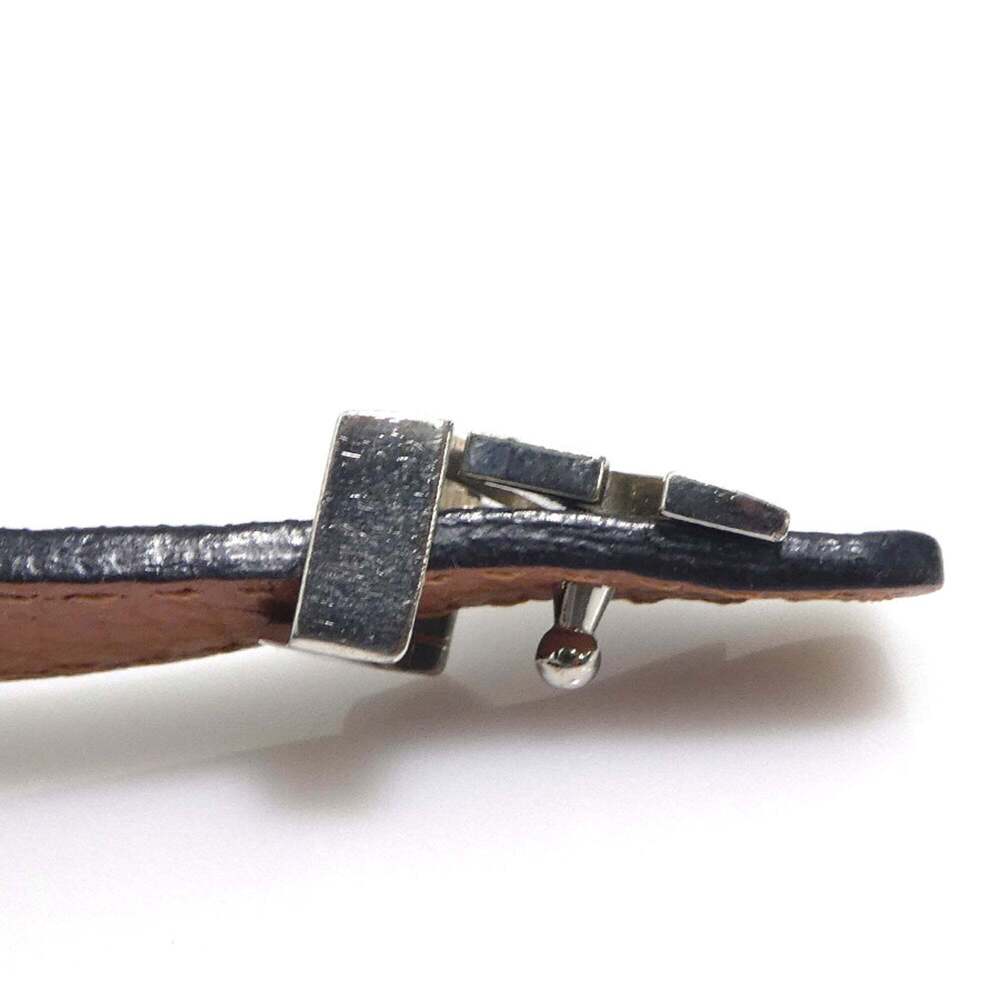 LOUIS VUITTON Black Leather Charm Bracelet - Picture 7 of 10